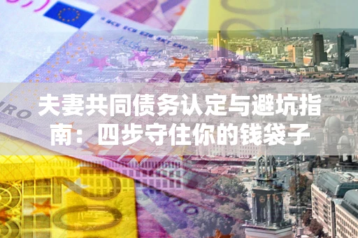 北京夫妻共同债务认定与避坑指南：四步守住你的钱袋子