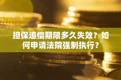 北京担保追偿期限多久失效？如何申请法院强制执行？