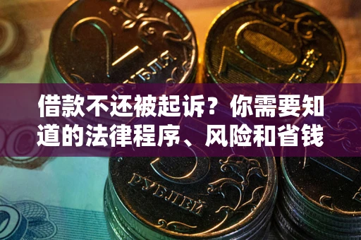 北京借款不还被起诉？你需要知道的法律程序、风险和省钱技巧