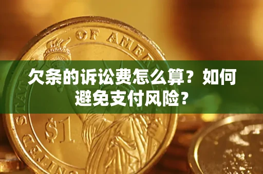 北京欠条的诉讼费怎么算？如何避免支付风险？